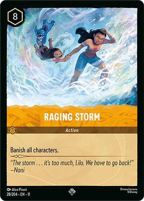 Raging Storm Super Rare Winterspell 28/204 NM (Back)