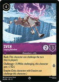Sven - Leaping Reindeer Super Rare Winterspell 60/204 NM (Back)