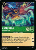 Chernabog - Unnatural Force Super Rare Winterspell 77/204 NM (Back)