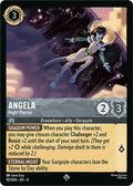 Angela - Night Warrior Super Rare Winterspell 187/204 NM (Back)