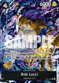 Rob Lucci (Alternate Art) SR Adventure on Kami's Island EB04-048 NM (Back)
