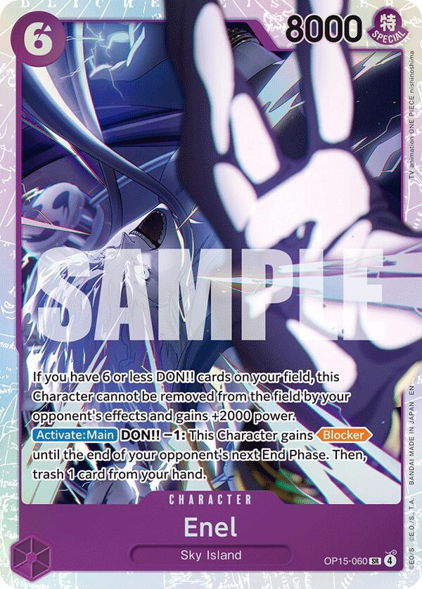 Enel SR Adventure on Kami's Island OP15-060 NM (Back)