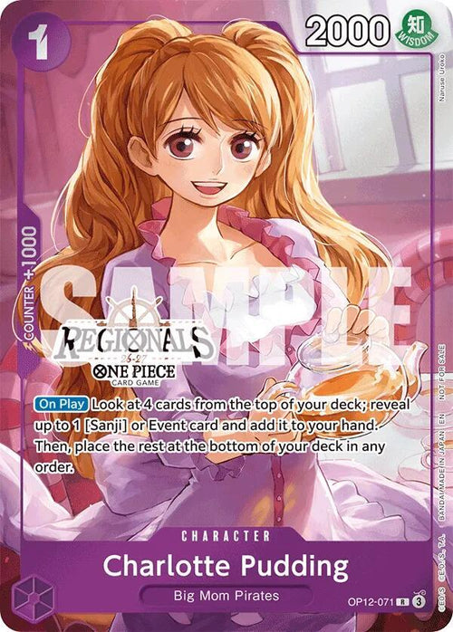 Charlotte Pudding (Regional Participation Pack 2026 Vol.1) PR One Piece Promotion Cards OP12-071 NM (Back)