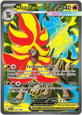 Mega Pyroar ex Ultra Rare ME04: Chaos Rising 099/086 NM (Back)