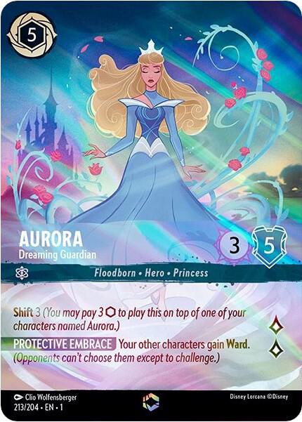 Aurora Dreaming Guardian (Enchanted) 213/204 - Disney Lorcana
