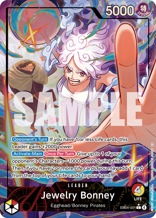 Jewelry Bonney  (Alternate Art) L Adventure on Kami's Island EB04-001 NM