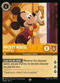 Mickey Mouse - Friendly Face Super Rare Rise of the Floodborn 13/204 NM